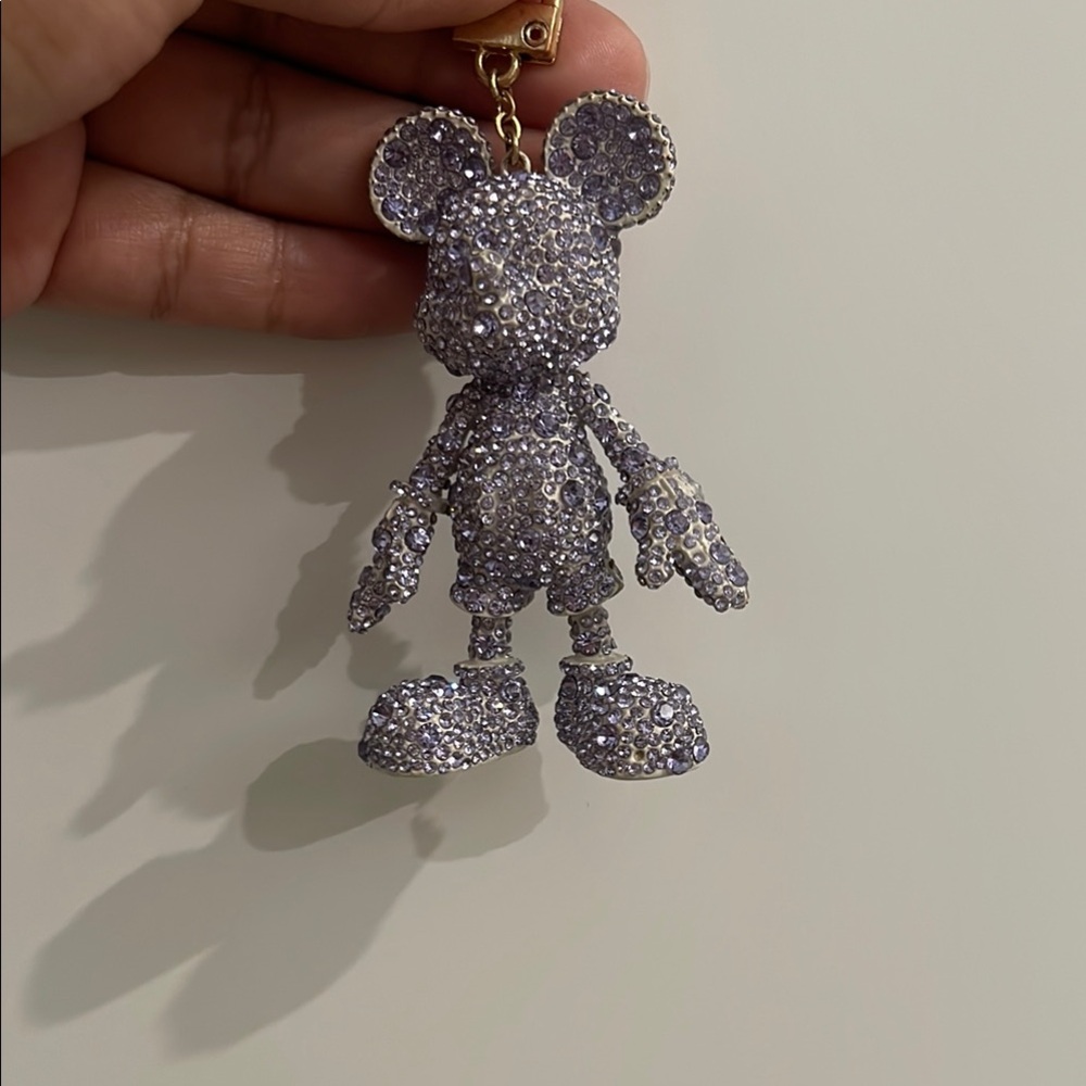 Baublebar Sparkling Crystal Mouse Keychain